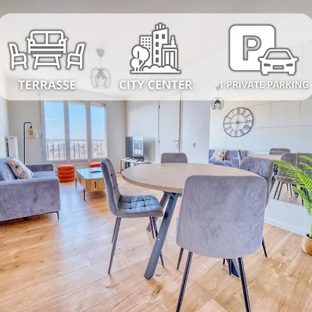 Le Beau Vaillant - Rooftop Apartman Reims